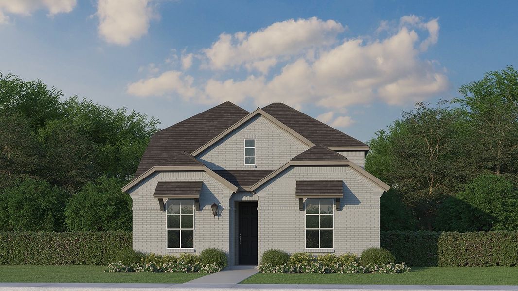 Plan 1454 Elevation D Plan 1454 Elevation D