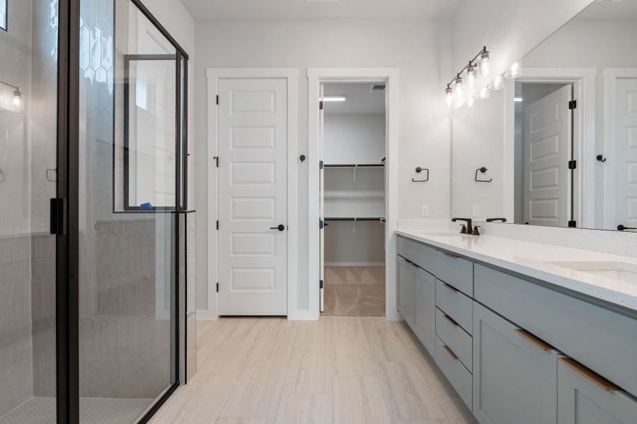 Furnished interior view inside a new home in Lagos Reserve, Manor (Image 13). Furnished interior view inside a new home in Lagos Reserve, Manor (Image 13).