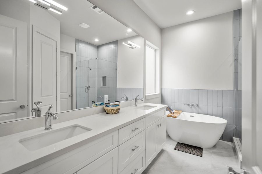 Furnished interior view inside a new home in , Houston (Image 27).