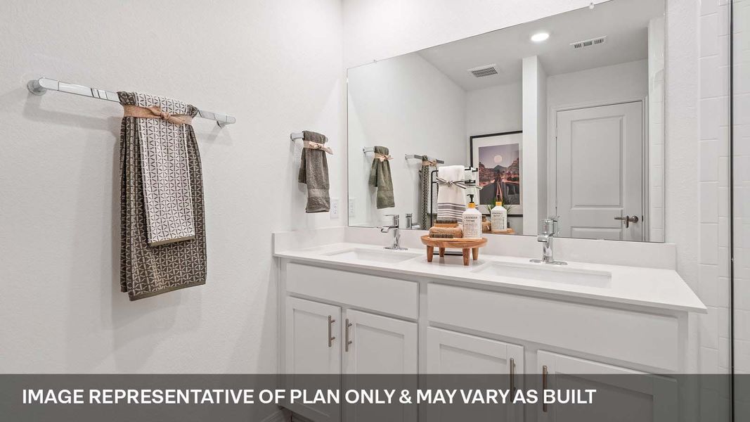 Furnished interior view inside a new home in Avery Centre, Round Rock (Image 31).