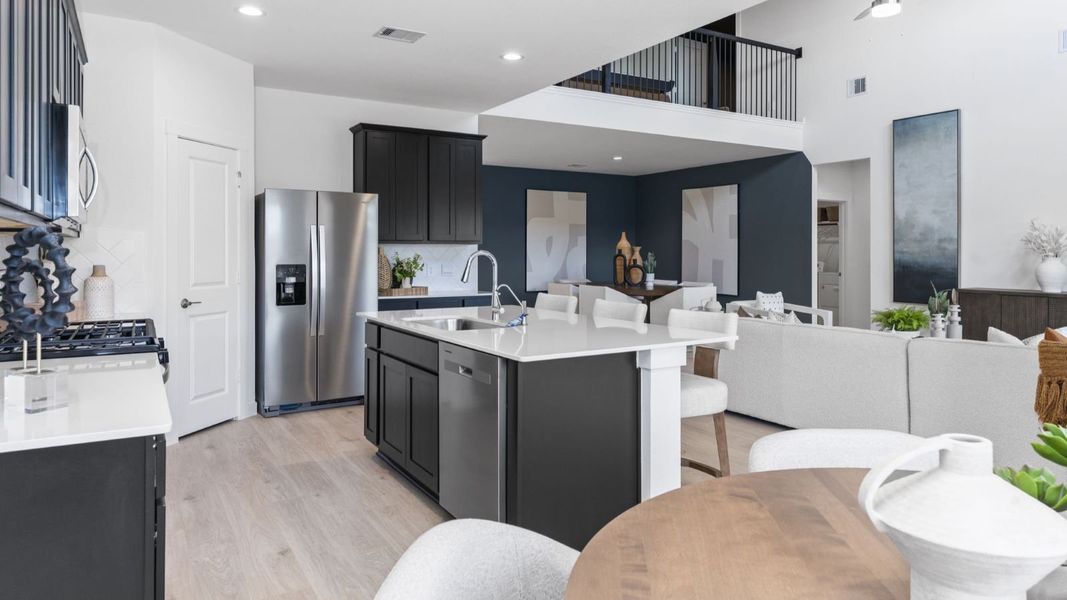 Furnished interior view inside a new home in Tamarron, Fulshear (Image 23).