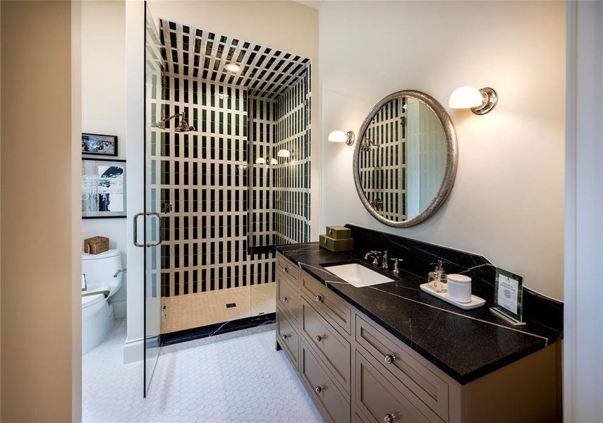 Furnished interior view inside a new home in , Southlake (Image 21).