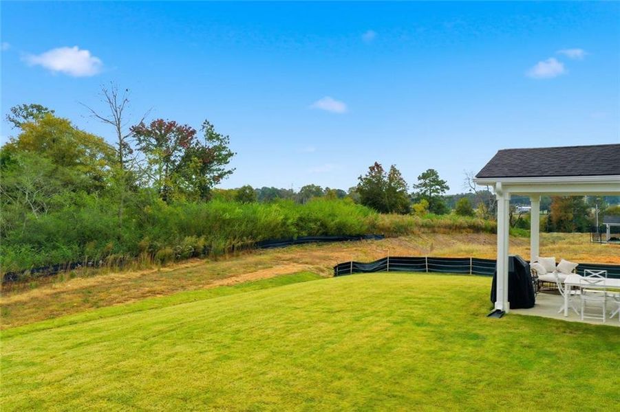 Exterior details and patio area of a home in , Calhoun (Image 22).