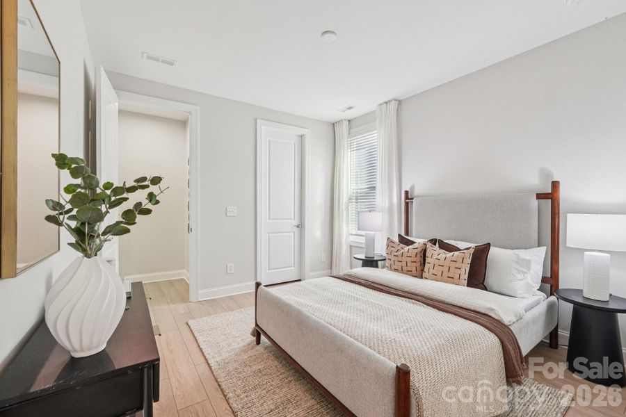 Furnished interior view inside a new home in , Charlotte (Image 11).