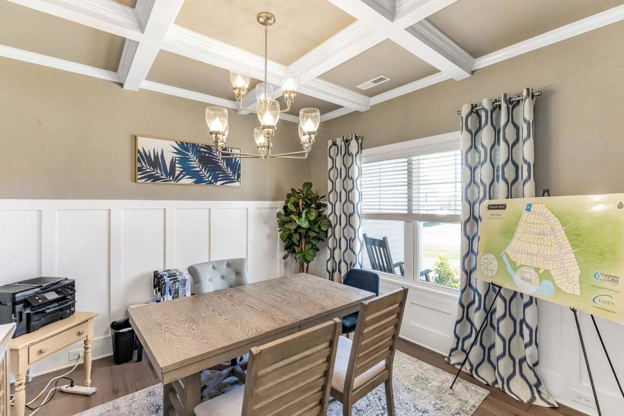 Representative furnished interior of a home built from the Carver by Caviness & Cates Communities in Maggie Way, Wendell (Image 45).