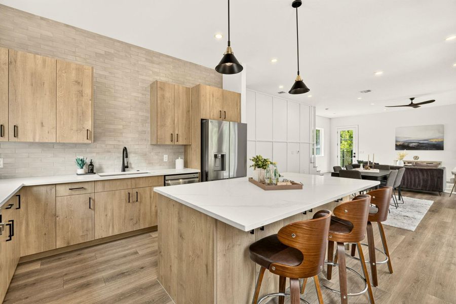 Furnished interior view inside a new home in , Austin (Image 25).