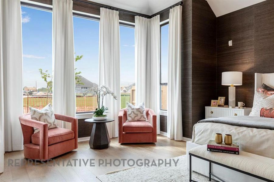 Furnished interior view inside a new home in Sandbrock Ranch: 60ft. lots, Aubrey (Image 6).