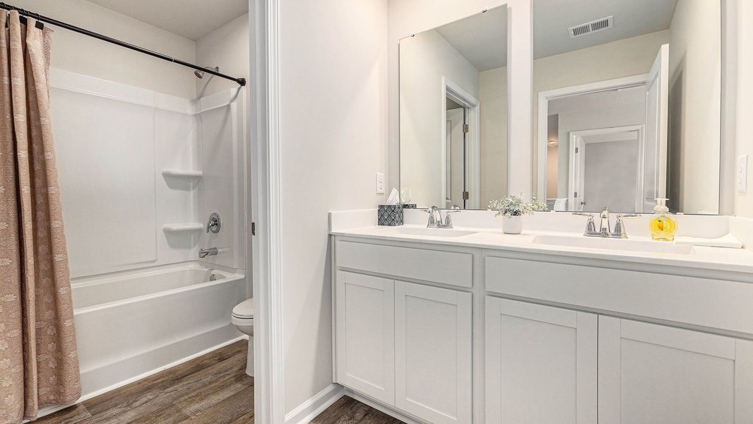 Furnished interior view inside a new home in Hunter's Branch, Hopkins (Image 20).