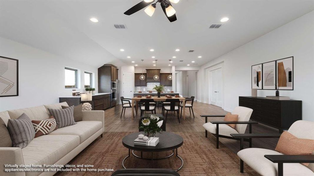 Furnished interior view inside a new home in Devonshire, Forney (Image 11).