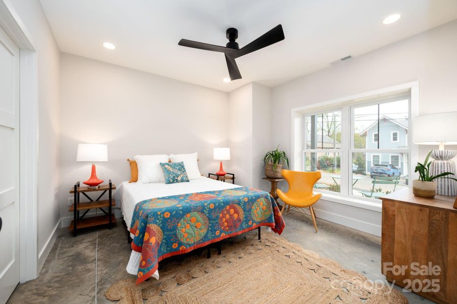 Bedroom with Walk-In Closet