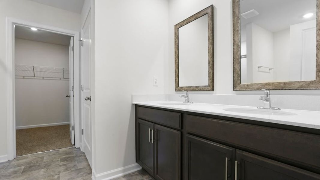 Furnished interior view inside a new home in Durbin Meadows Traditions, Fountain Inn (Image 12).