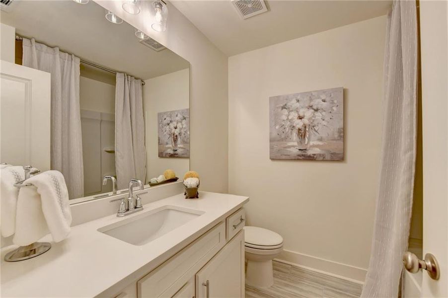 Furnished interior view inside a new home in Tribute, Hoschton (Image 21). Furnished interior view inside a new home in Tribute, Hoschton (Image 21).