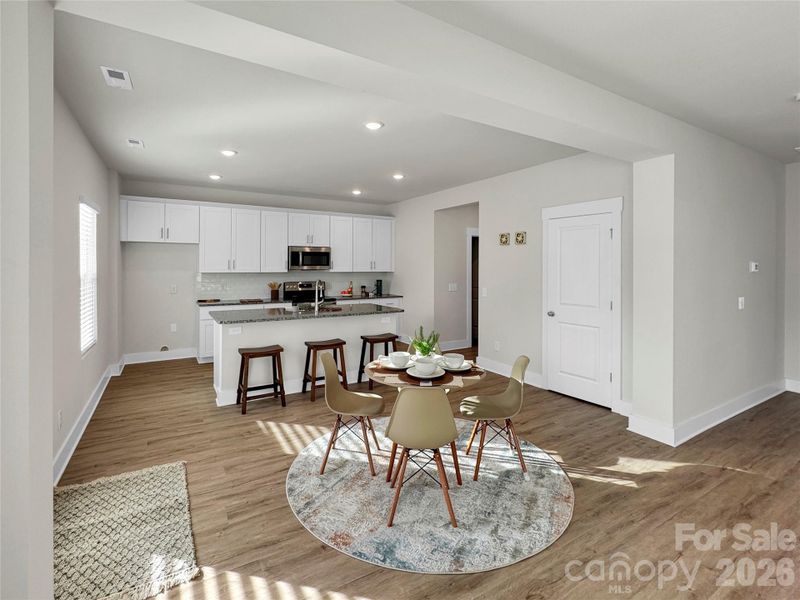 Furnished interior view inside a new home in , Mooresville (Image 10).