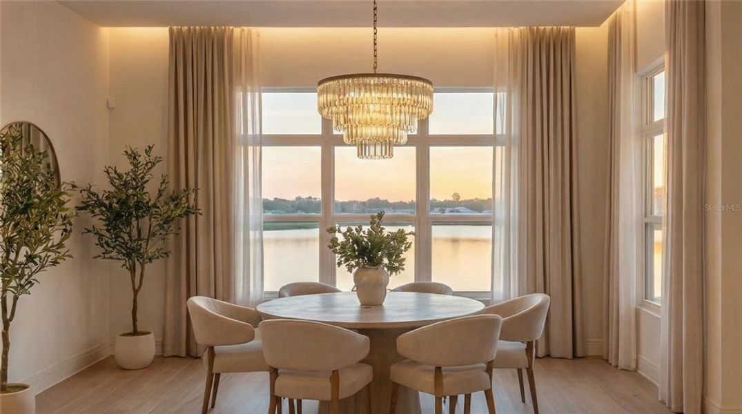 Furnished interior view inside a new home in , Orlando (Image 7). Furnished interior view inside a new home in , Orlando (Image 7).