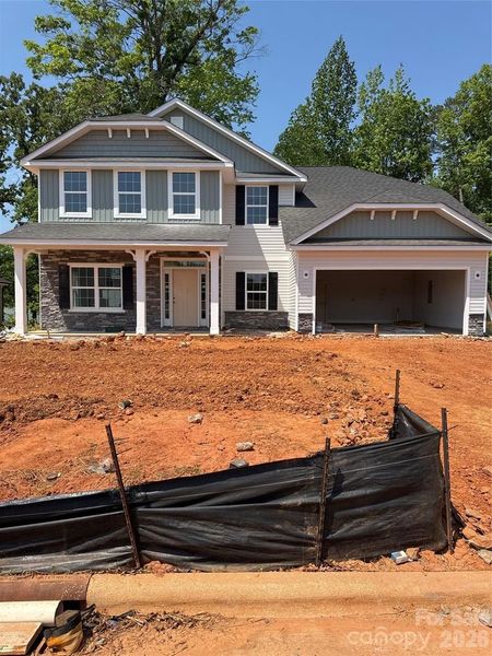In-progress construction of a new home in Kerns Ridge, Salisbury, NC (Image 30). In-progress construction of a new home in Kerns Ridge, Salisbury, NC (Image 30).