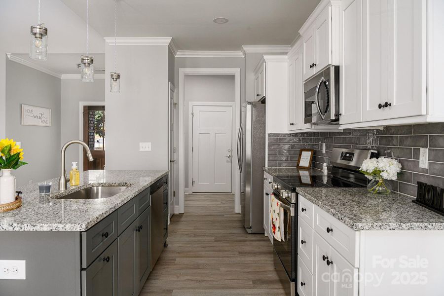 Furnished interior view inside a new home in , Mocksville (Image 11).