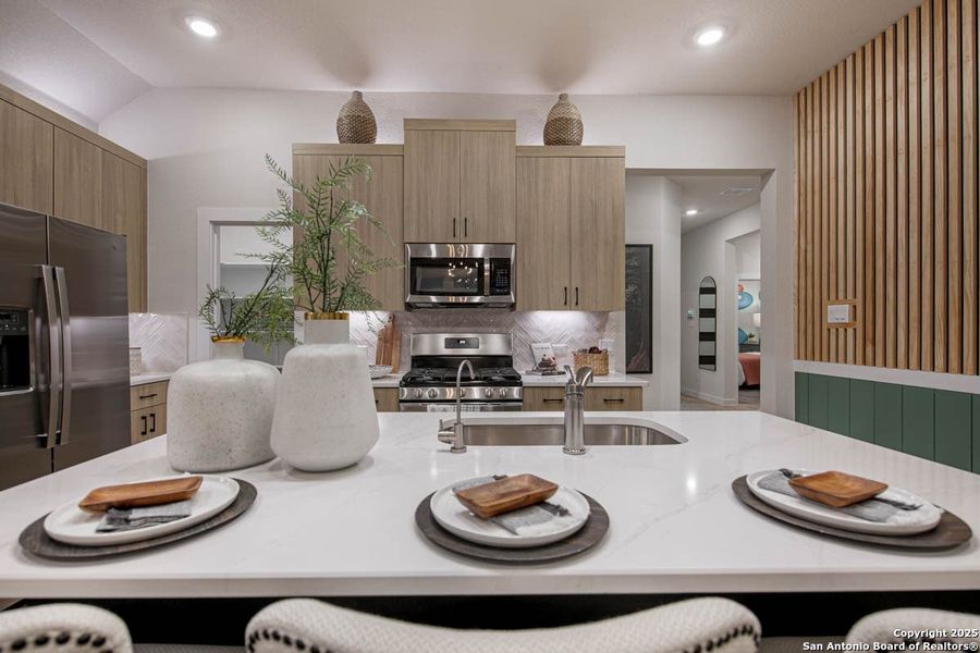 Furnished interior view inside a new home in Meyer Ranch, New Braunfels (Image 6). Furnished interior view inside a new home in Meyer Ranch, New Braunfels (Image 6).