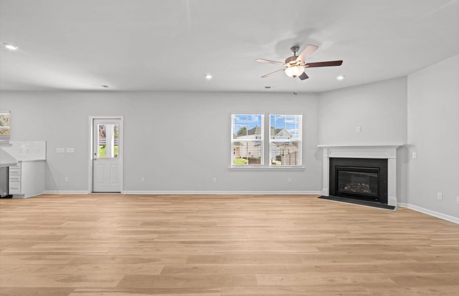 Gathering Room with Fireplace