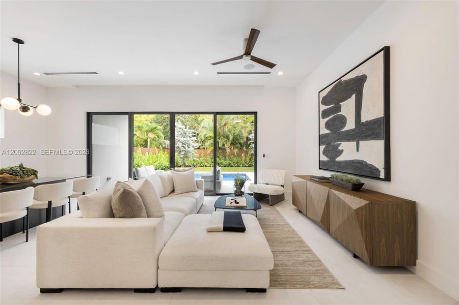 Furnished interior view inside a new home in , Fort Lauderdale (Image 9).