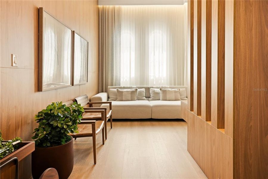 Furnished interior view inside a new home in Avalon Ridge, Winter Garden (Image 32).