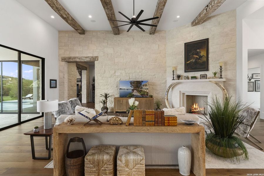 Furnished interior view inside a new home in , Boerne (Image 11).