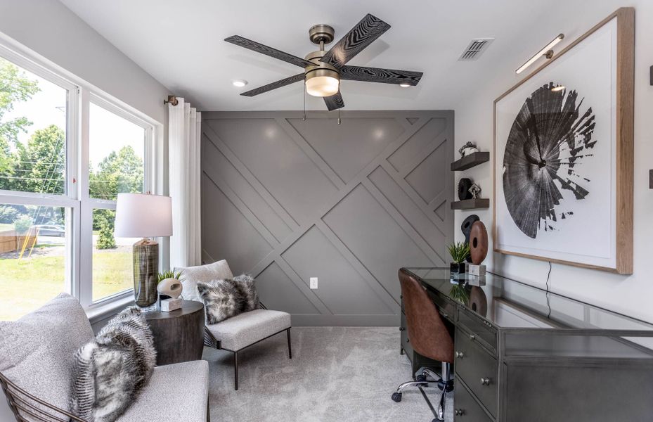 Furnished interior view inside a new home in Browning Stables, Wendell (Image 13).
