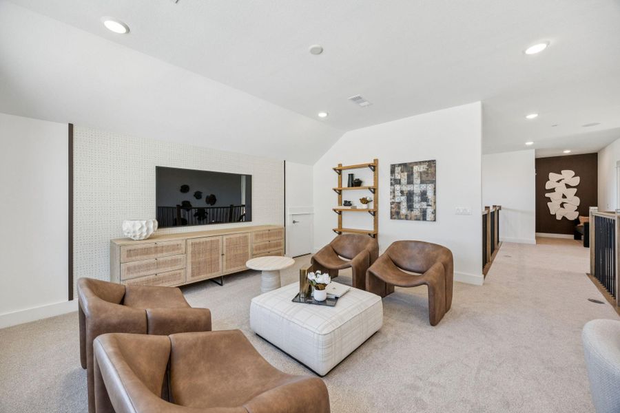 Furnished interior view inside a new home in Ryehill, Sugar Land (Image 31).