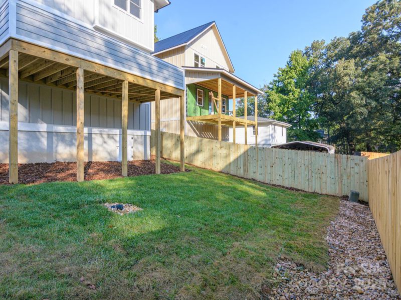 Exterior details and patio area of a home in , Asheville (Image 4).