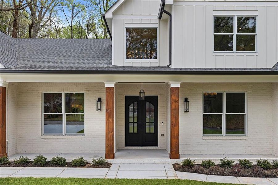 Exterior details and patio area of a home in , Atlanta (Image 3).
