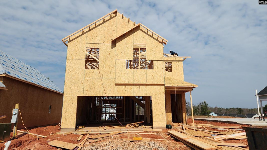 In-progress construction of a new home in Bickley Station, Irmo, SC (Image 4).