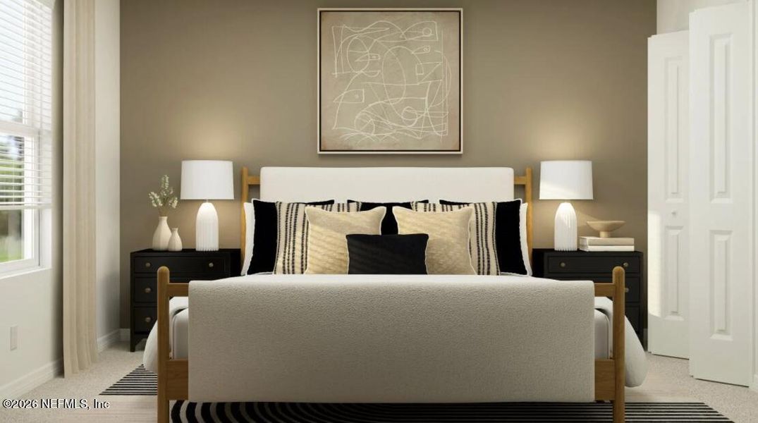 Furnished interior view inside a new home in Saddle Oaks, Jacksonville (Image 4).