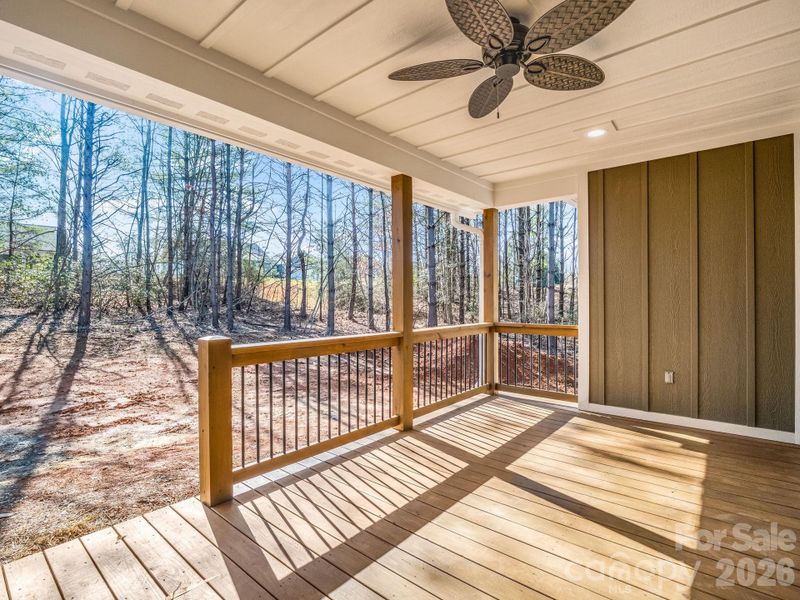 Exterior details and patio area of a home in , Morganton (Image 16).