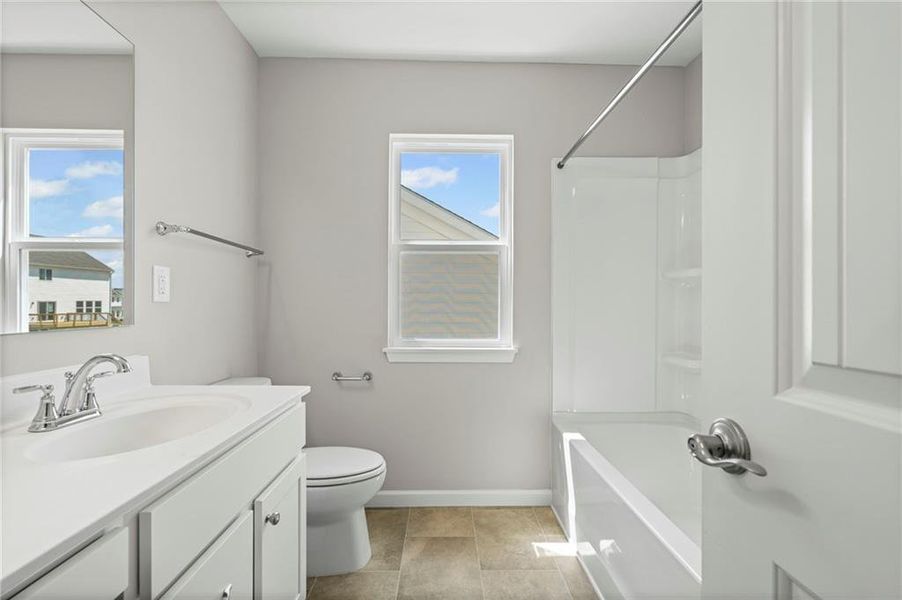 Furnished interior view inside a new home in Twin Lakes, Hoschton (Image 8).