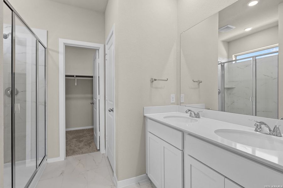 Furnished interior view inside a new home in Summerlin, San Antonio (Image 15).