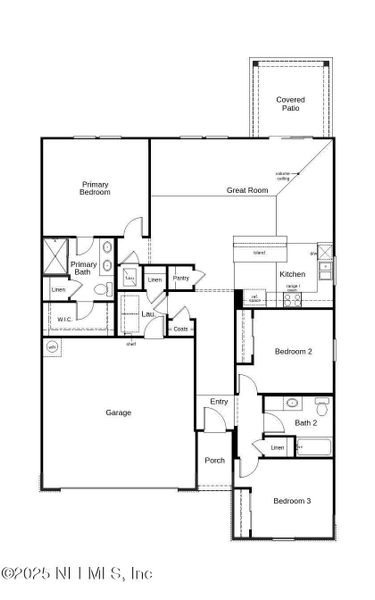 2D floor plan layout of this home in , Green Cove Springs, FL (Image 3).