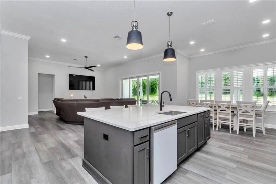 Furnished interior view inside a new home in , Williston (Image 15).