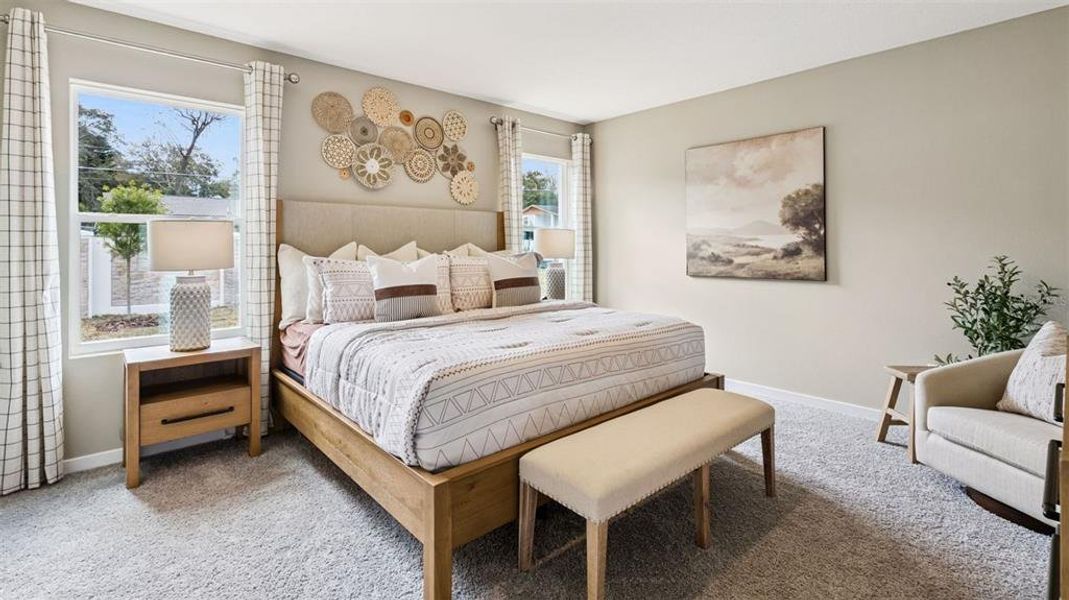 Furnished interior view inside a new home in Harmony West, St. Cloud (Image 25).