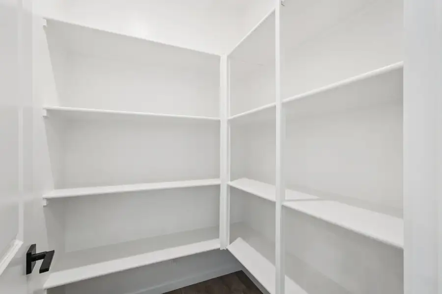 Pantry. Finishes and options may vary.