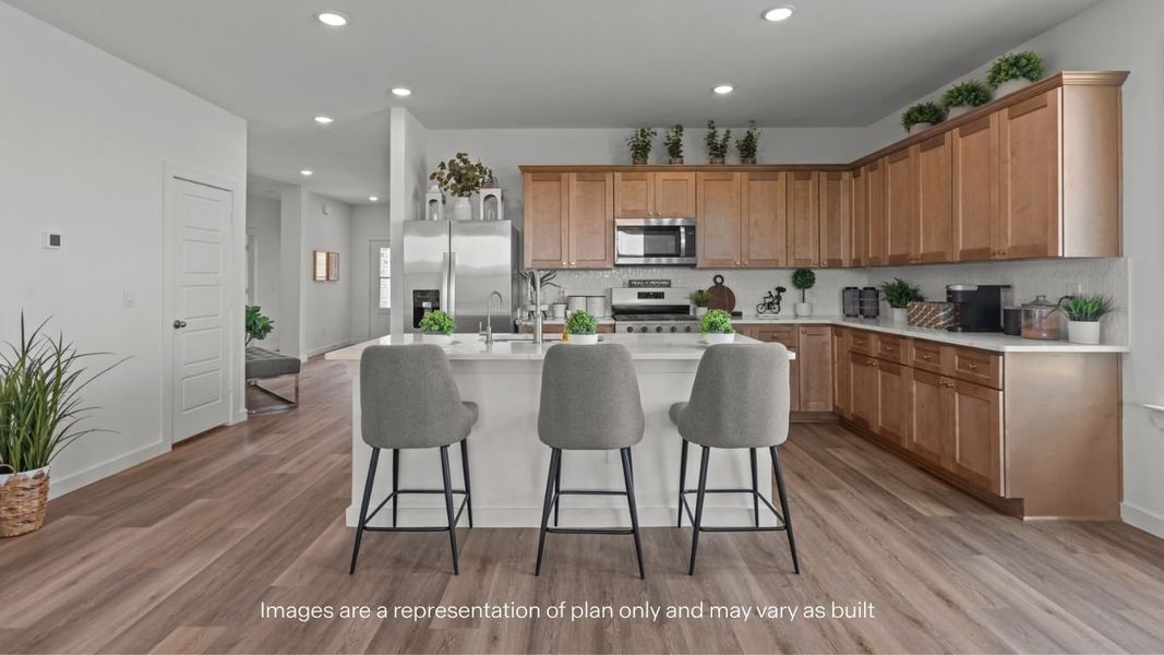 Furnished interior view inside a new home in Westmont, Lubbock (Image 13).