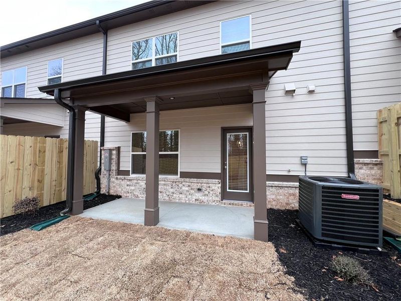 Exterior details and patio area of a home in , Norcross (Image 22).