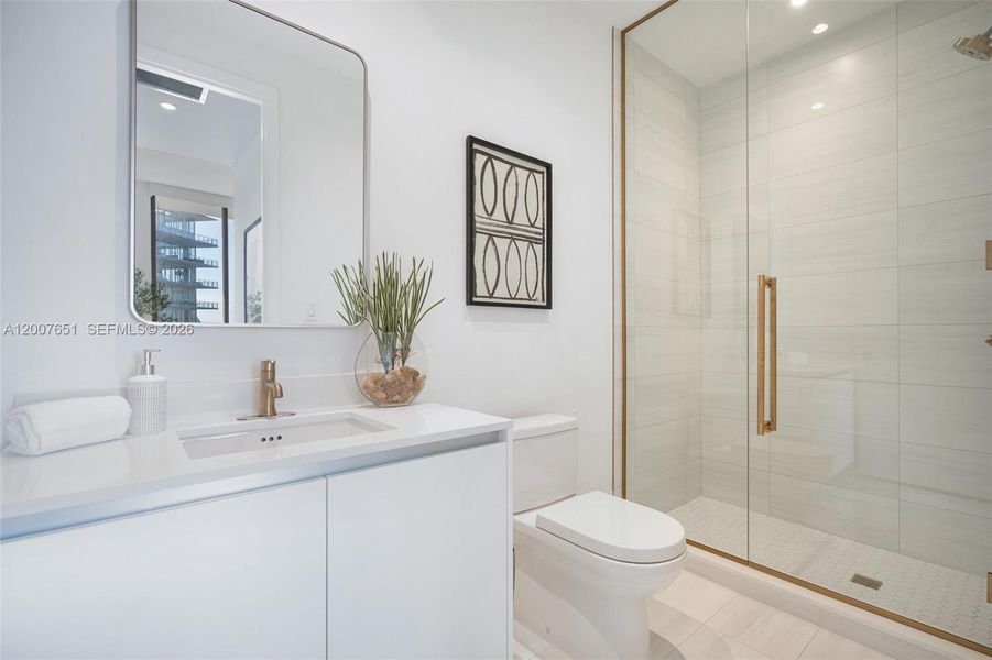 Furnished interior view inside a new home in , Miami (Image 30).