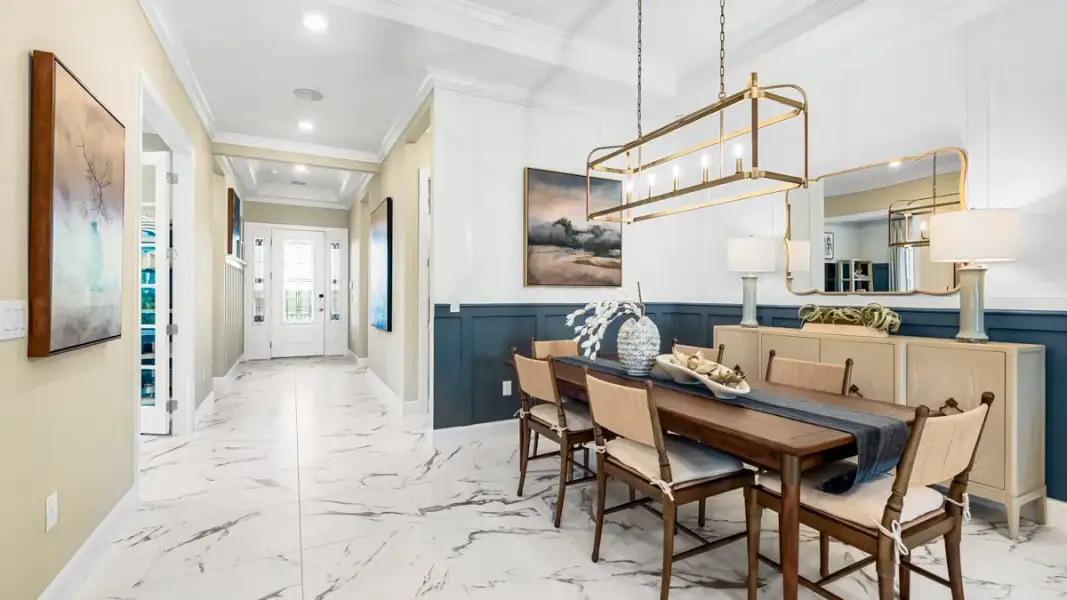 Furnished interior view inside a new home in Coasterra Community Group Page, Palmetto (Image 11).
