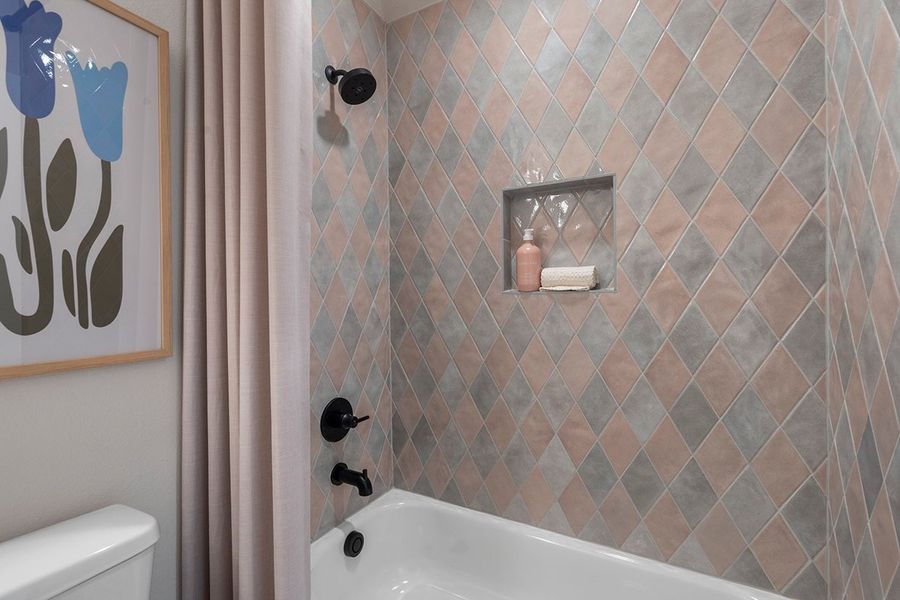 Furnished interior view inside a new home in Austin Point, Richmond (Image 25). Furnished interior view inside a new home in Austin Point, Richmond (Image 25).