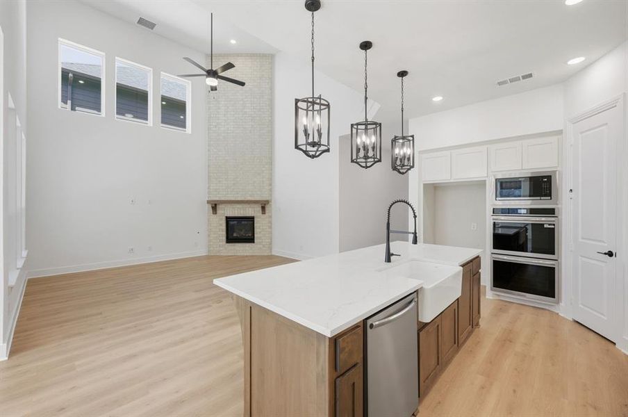 Furnished interior view inside a new home in Walsh: Artisan Series - 50' lots, Aledo (Image 9).