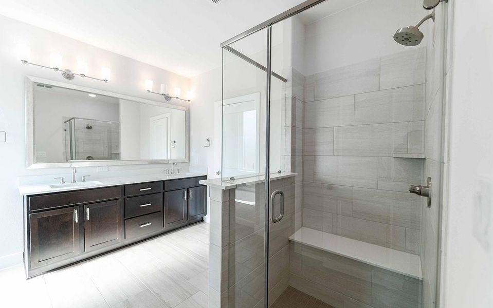 Furnished interior view inside a new home in Sanctuary, Salado (Image 9).