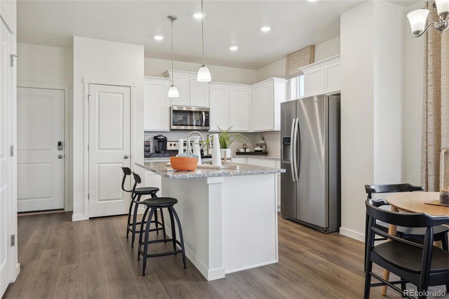 Furnished interior view inside a new home in Settlers Crossing, Commerce City (Image 9).