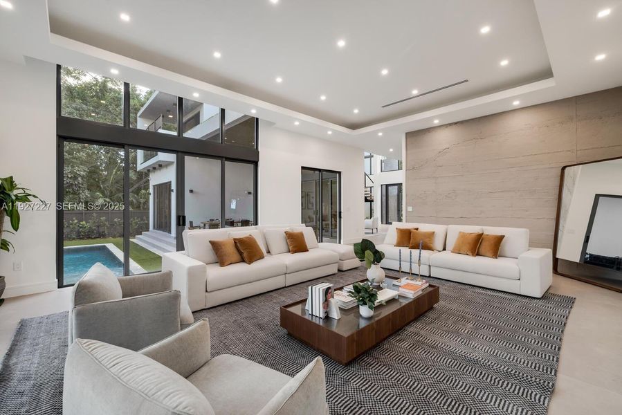 Furnished interior view inside a new home in , Biscayne Park (Image 20). Furnished interior view inside a new home in , Biscayne Park (Image 20).