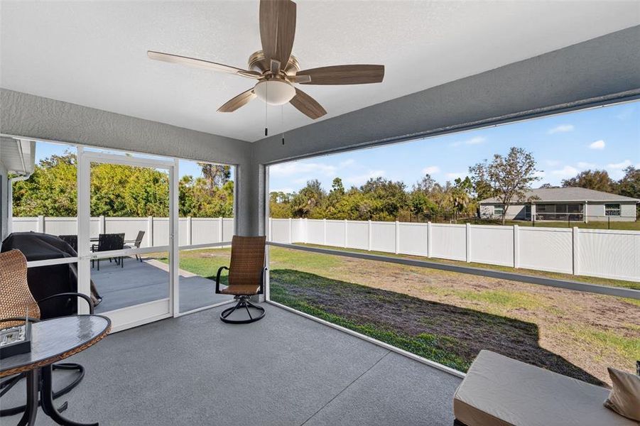 Exterior details and patio area of a home in , North Port (Image 22).