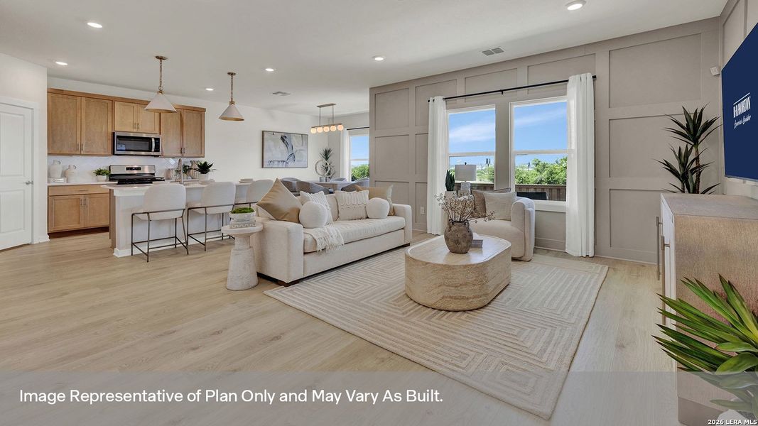 Furnished interior view inside a new home in Mayfair, New Braunfels (Image 20).