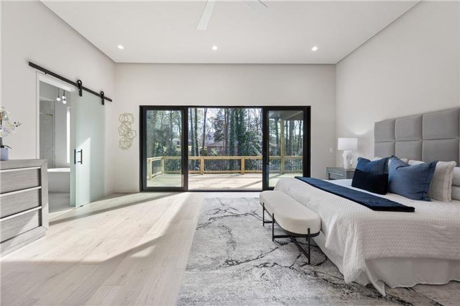 Furnished interior view inside a new home in , Sandy Springs (Image 16).
